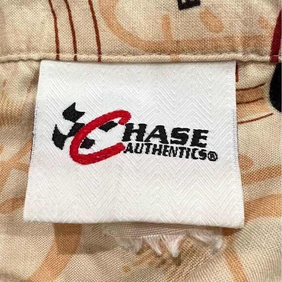 Chase Authentics Dale Earnhardt Jr Budweiser Hawaiian Camp Shirt Men’s 2XL - Picture 3 of 4